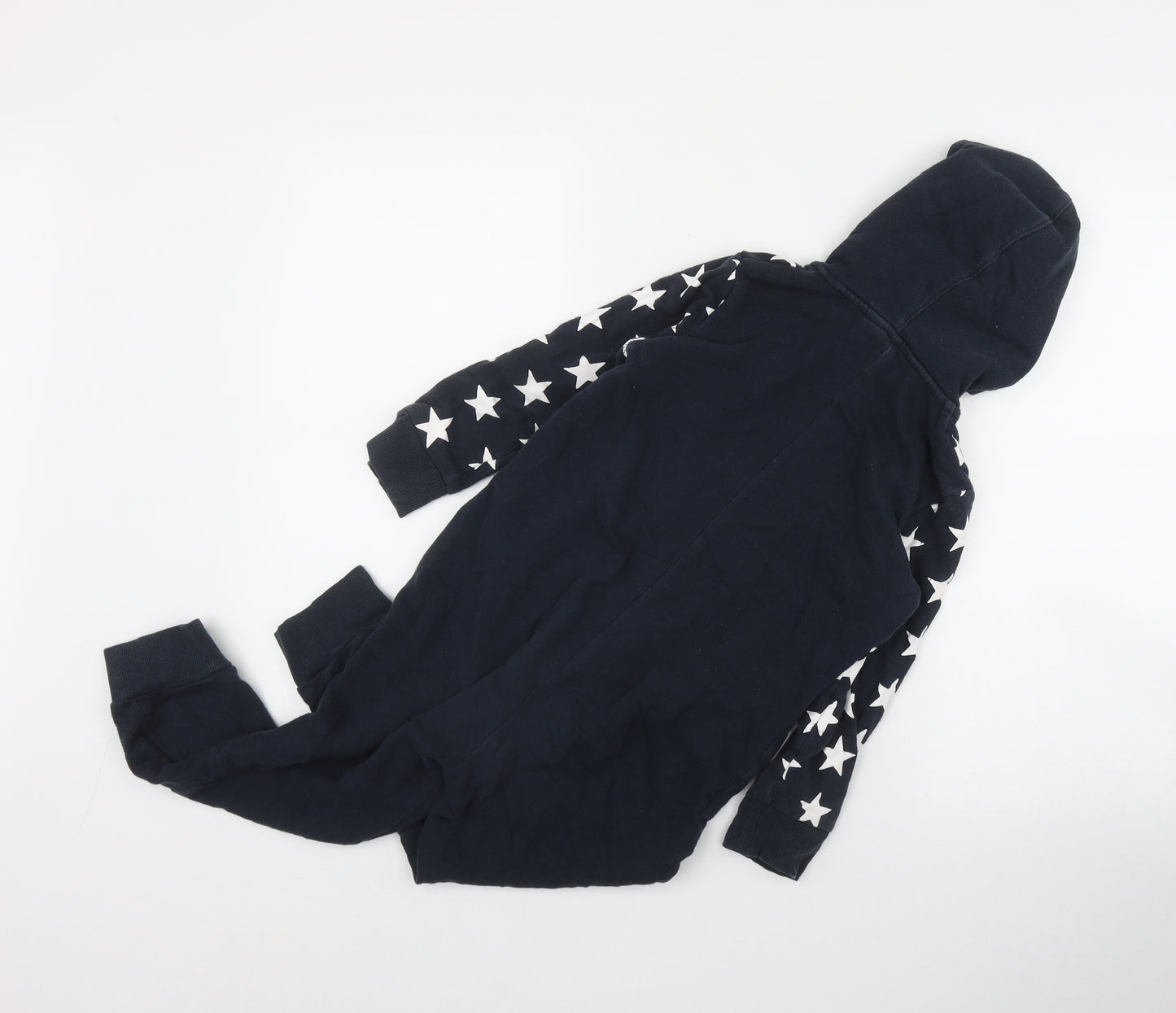 H&M Boys Blue Solid Polyester  One Piece Size 5-6 Years  Zip