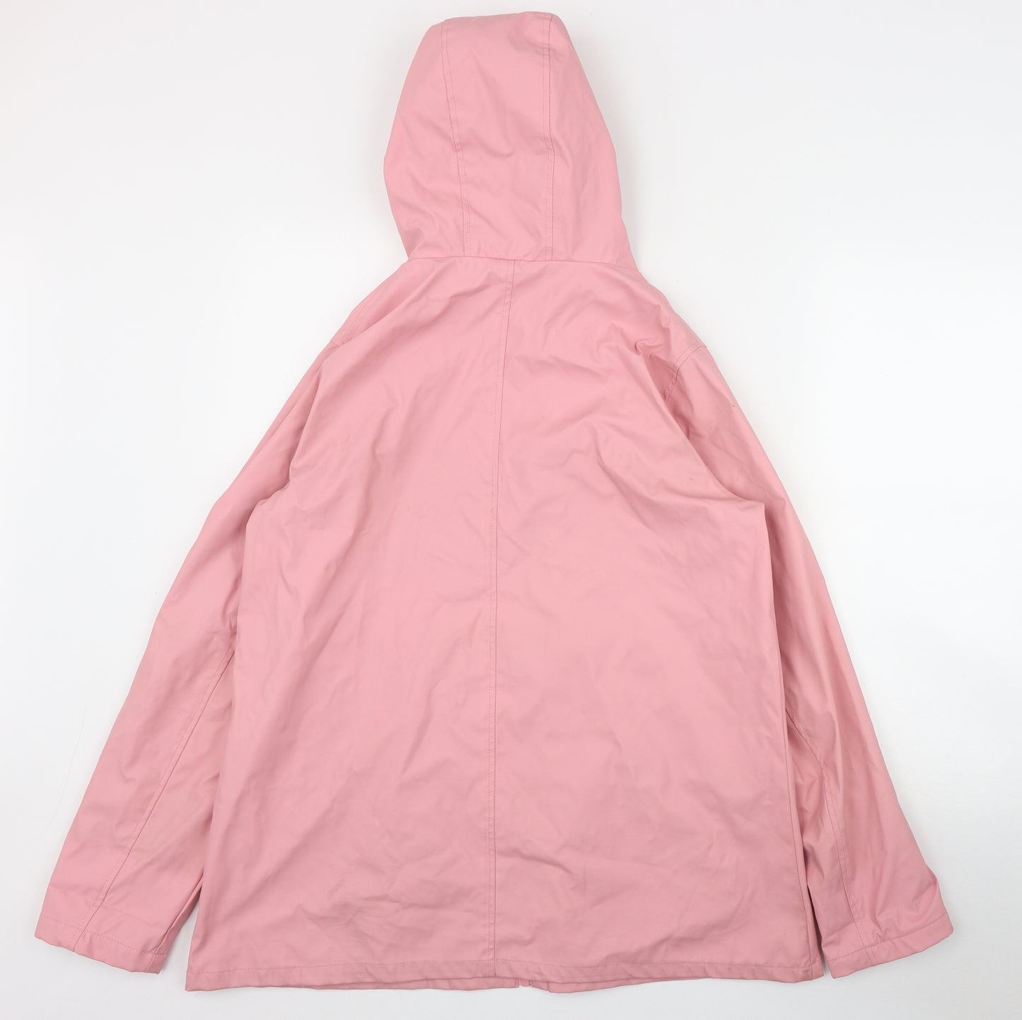 TU Womens Pink   Rain Coat Jacket Size 14  Zip