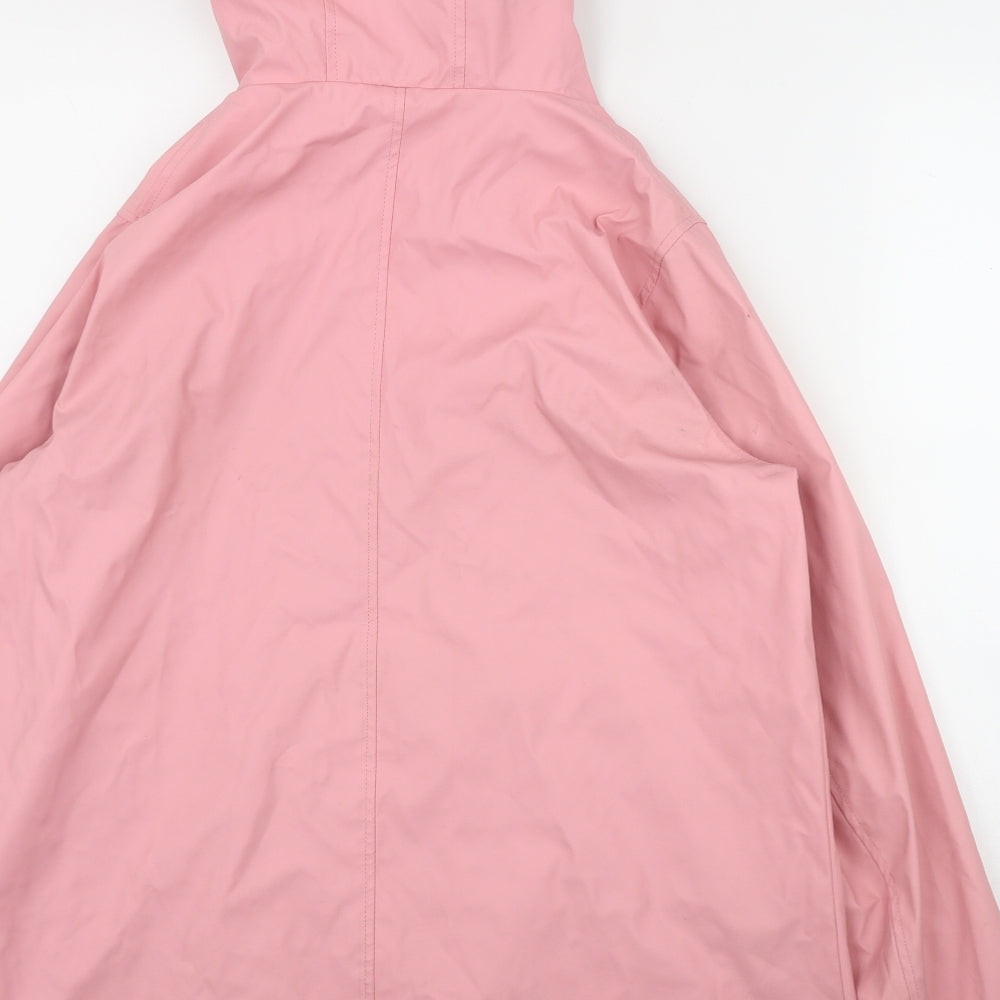 TU Womens Pink   Rain Coat Jacket Size 14  Zip