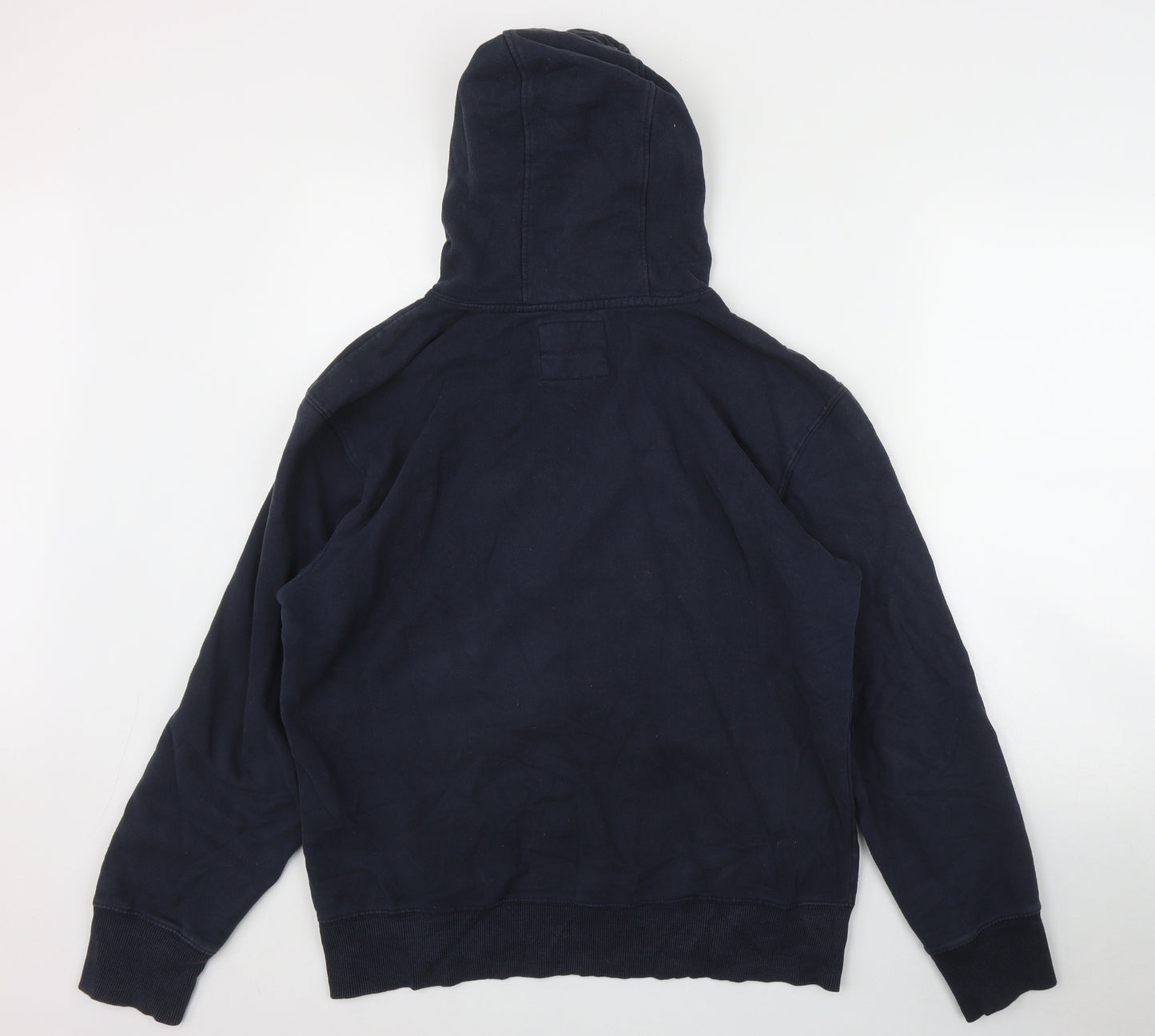 Firetrap Mens Blue  Cotton Pullover Hoodie Size L