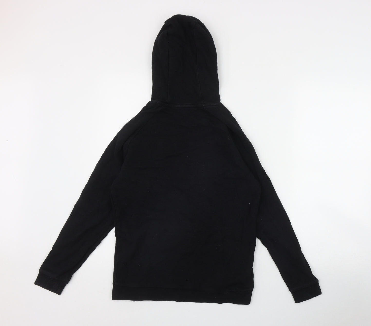 George Boys Black  Cotton Pullover Hoodie Size 13-14 Years  Pullover