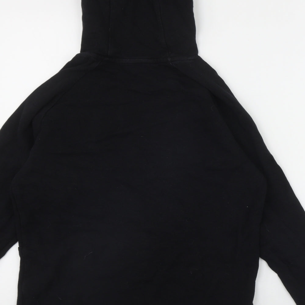 George Boys Black  Cotton Pullover Hoodie Size 13-14 Years  Pullover