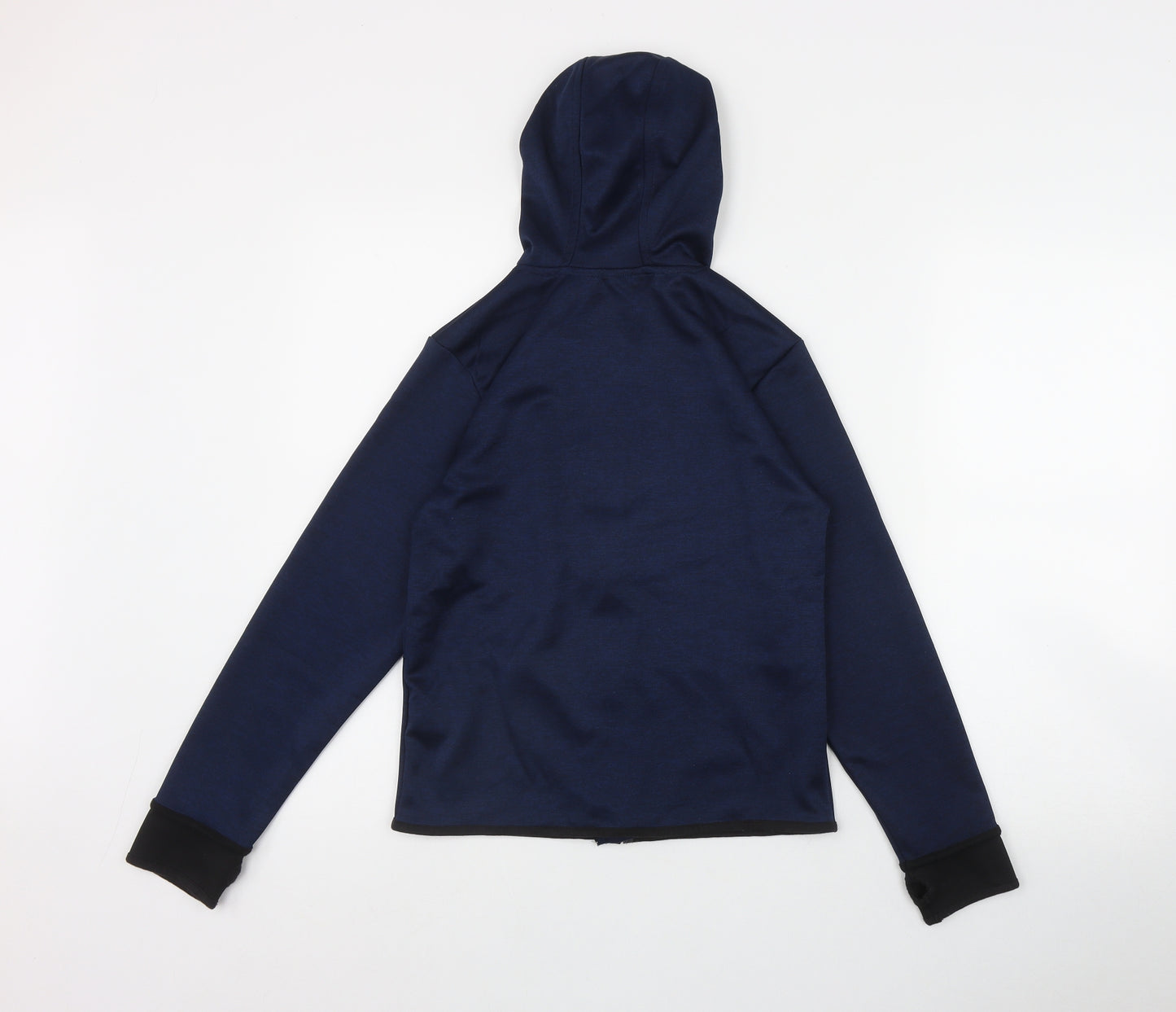 Urban Outlaws Boys Blue  Polyester Full Zip Hoodie Size 9-10 Years  Zip