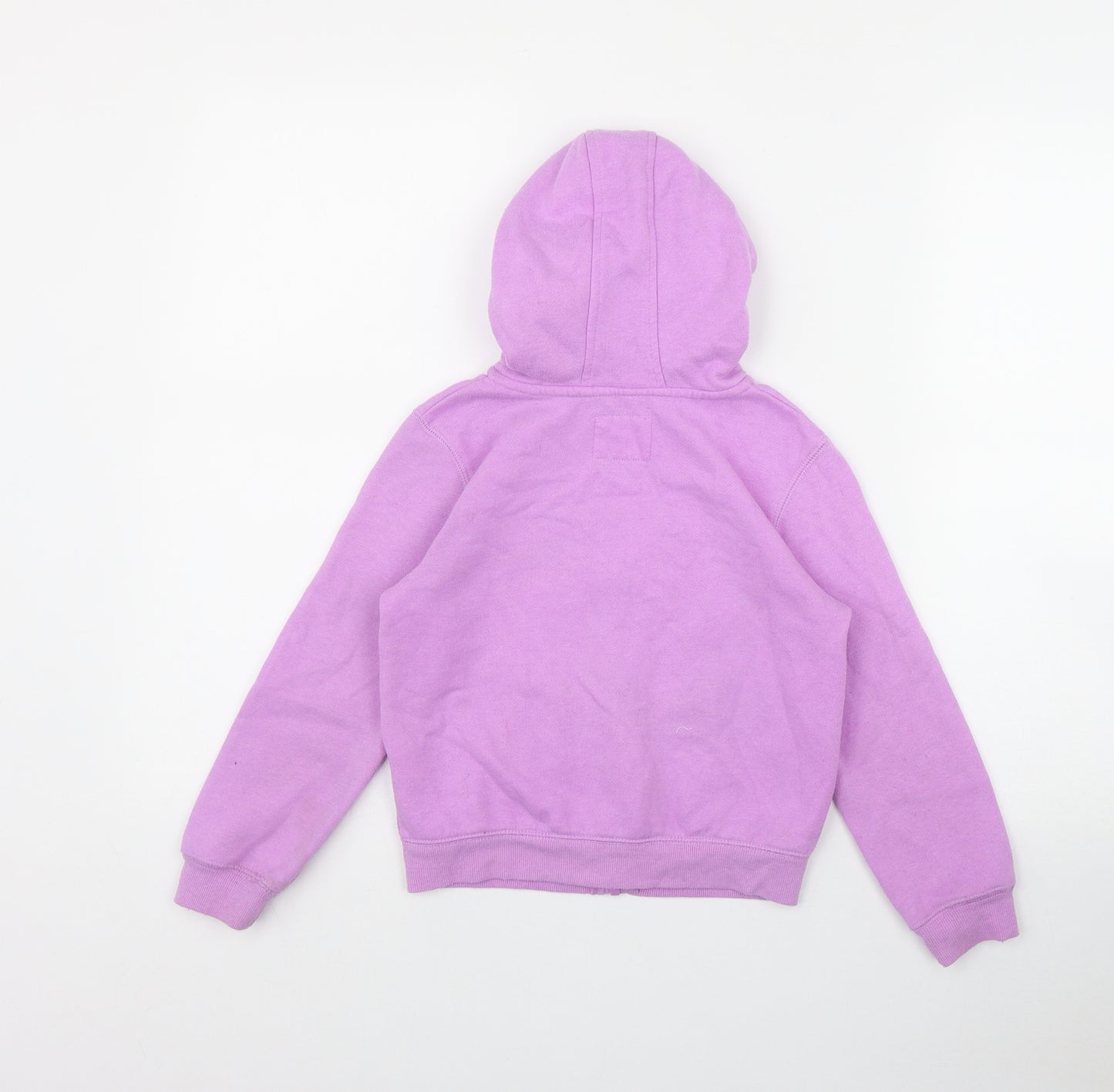 Young Dimension Girls Purple  Polyester Full Zip Hoodie Size 7-8 Years  Zip - Star