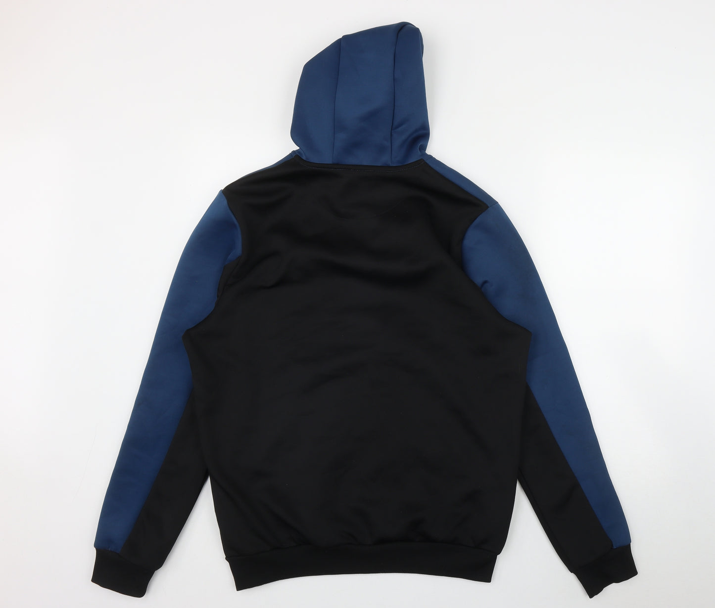 McKenzie Mens Blue  Polyester Full Zip Hoodie Size L