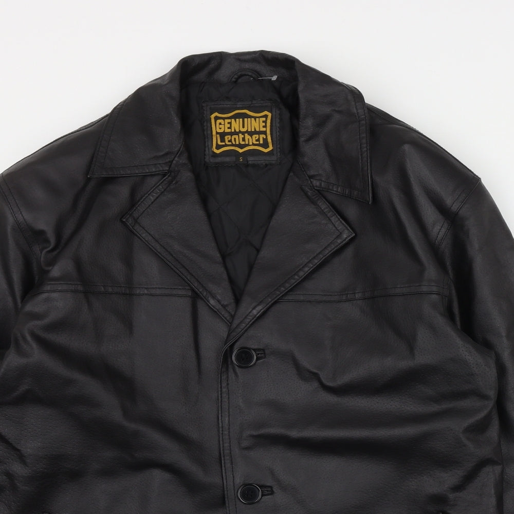 Preworn Mens Black   Jacket  Size S  Button