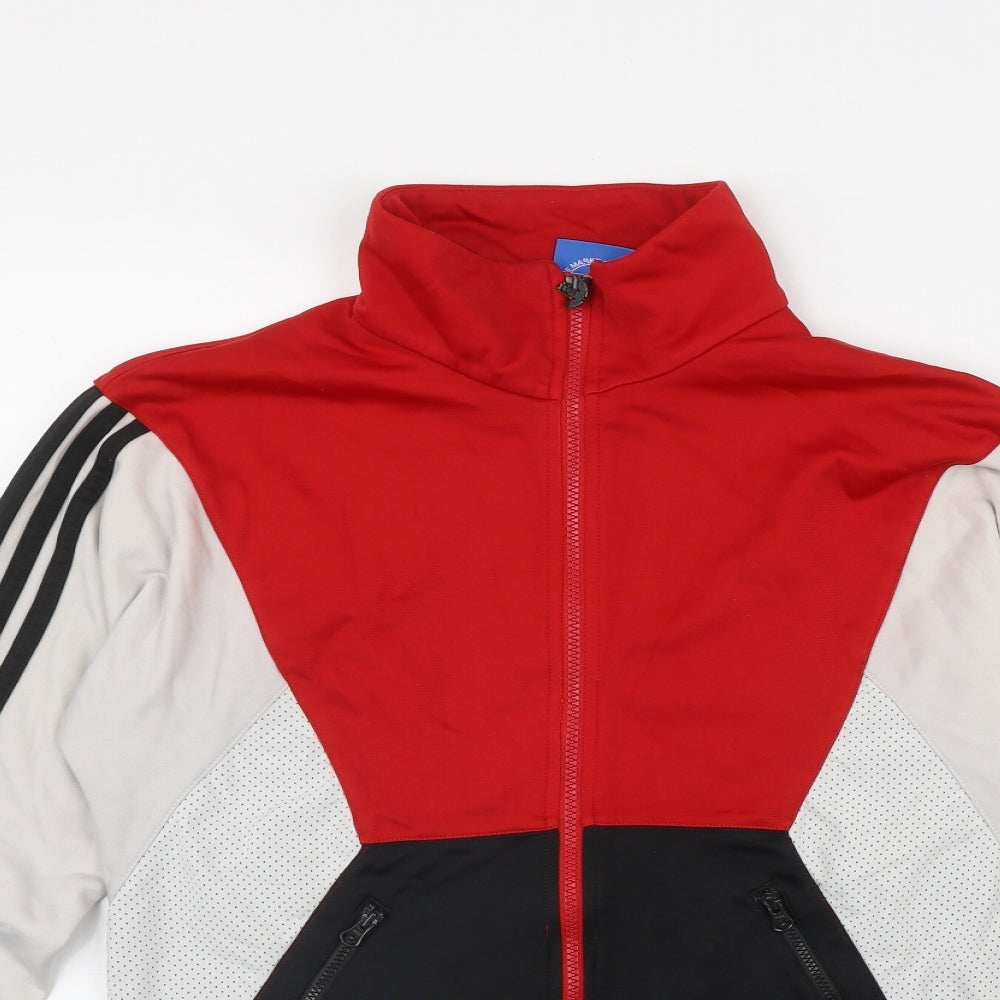 adidas Mens Red   Jacket  Size XS  Zip