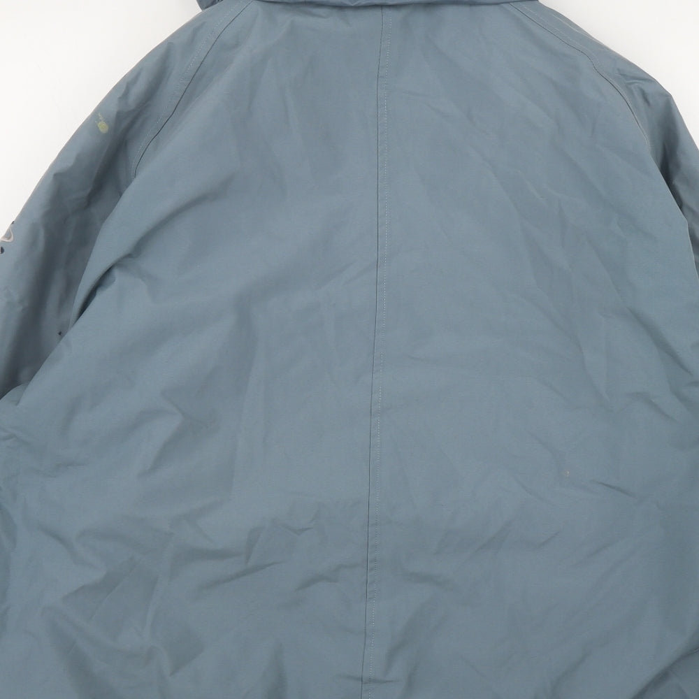 Regatta Mens Blue   Rain Coat Jacket Size XL  Zip