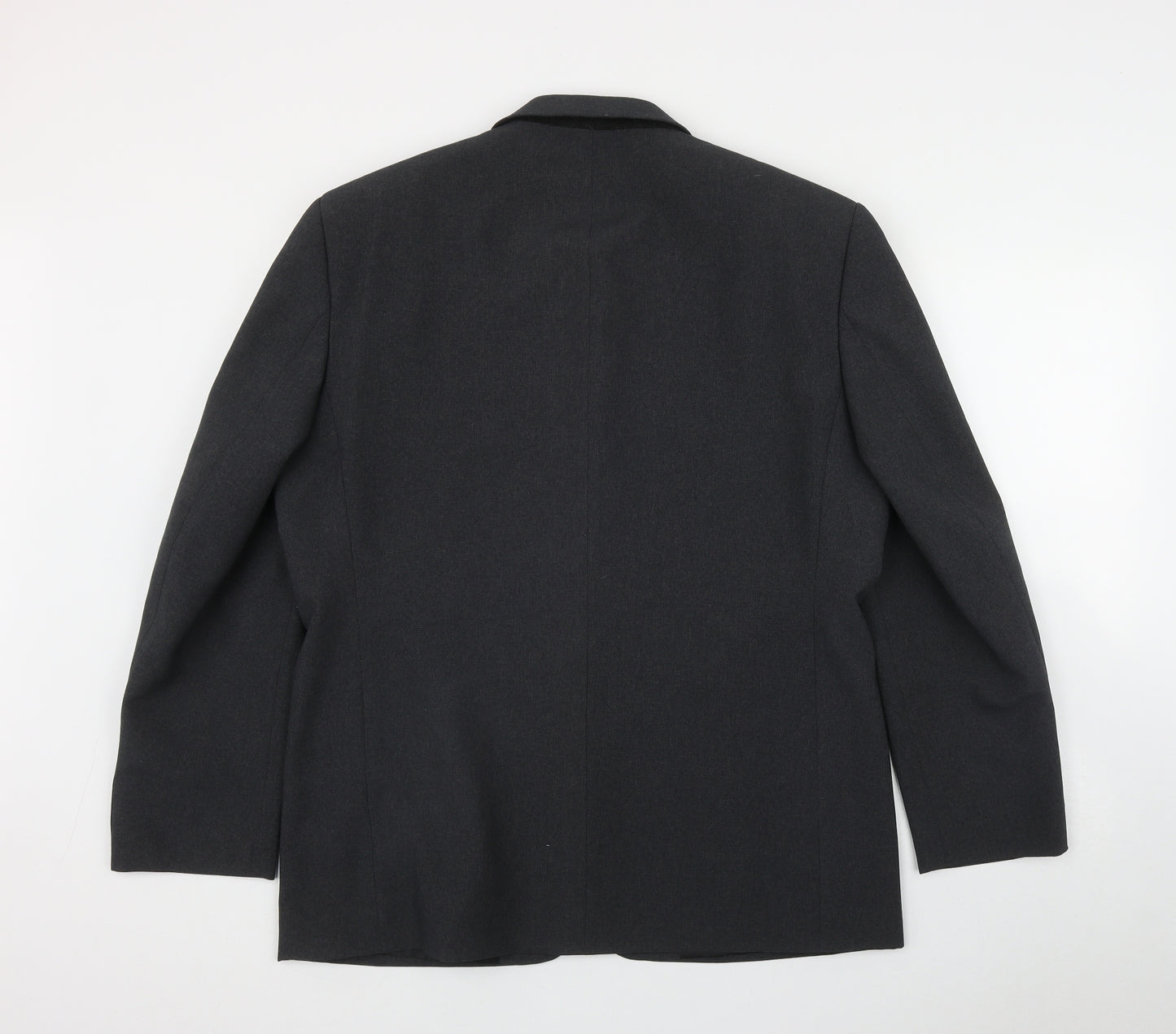 George Mens Grey  Polyester Jacket Suit Jacket Size 40