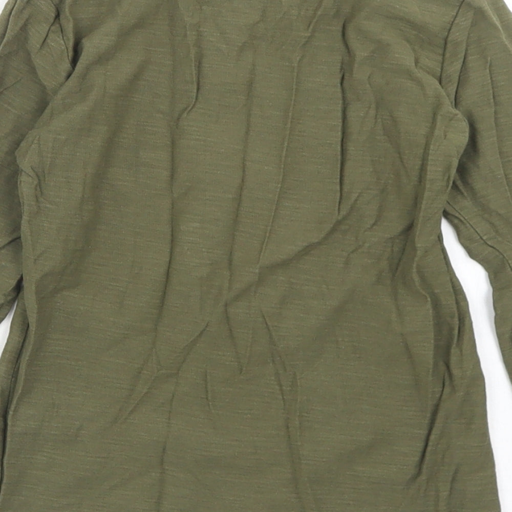 NEXT Boys Green  Cotton Basic T-Shirt Size 3-4 Years Crew Neck  - Triceratops