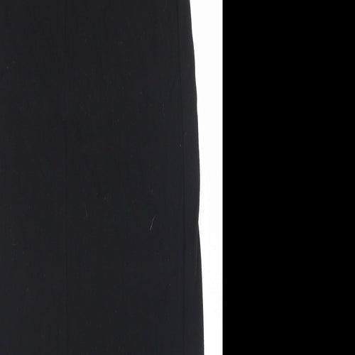 VERO MODA Womens Black  Polyester Tank Dress  Size S  Mock Neck Zip