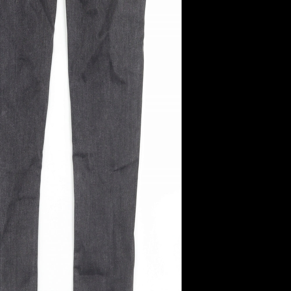 Levi's Womens Grey  Cotton Skinny Jeans Size 26 in L29 in Regular Button