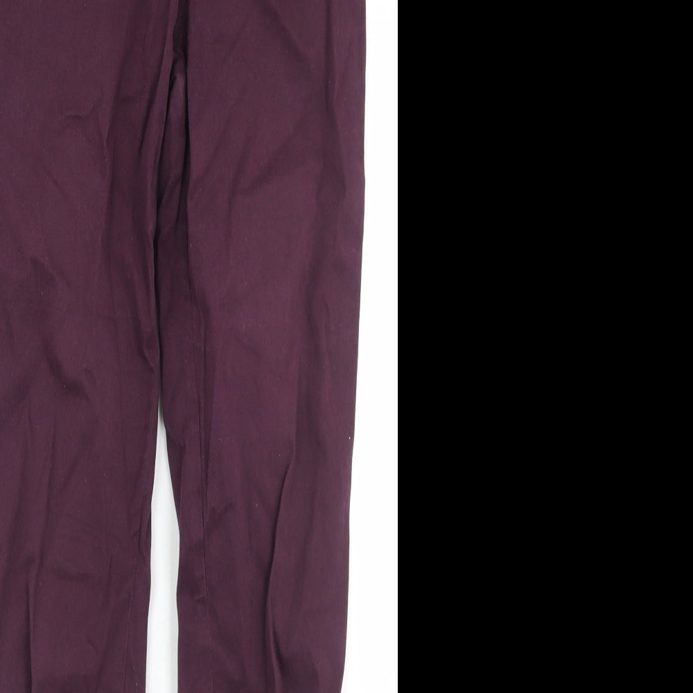 Savida Womens Purple  Cotton Jegging Jeans Size 8 L28 in Regular