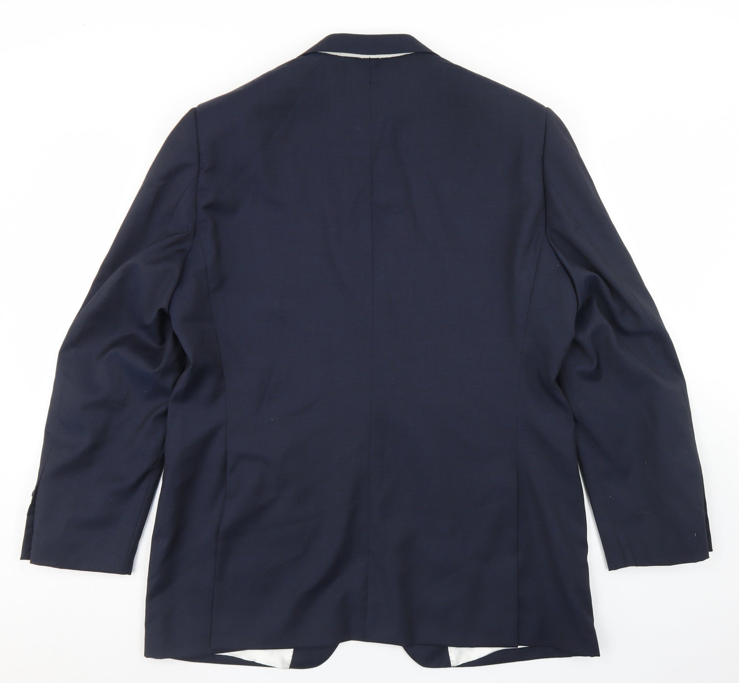 Flannels Mens Blue  Wool Jacket Blazer Size 54