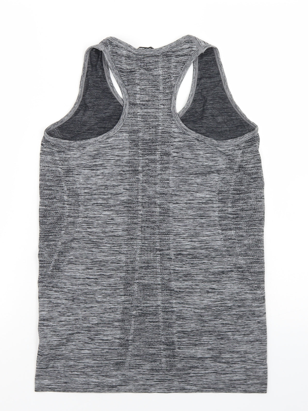 F&F Womens Grey  Nylon Basic Tank Size M Round Neck