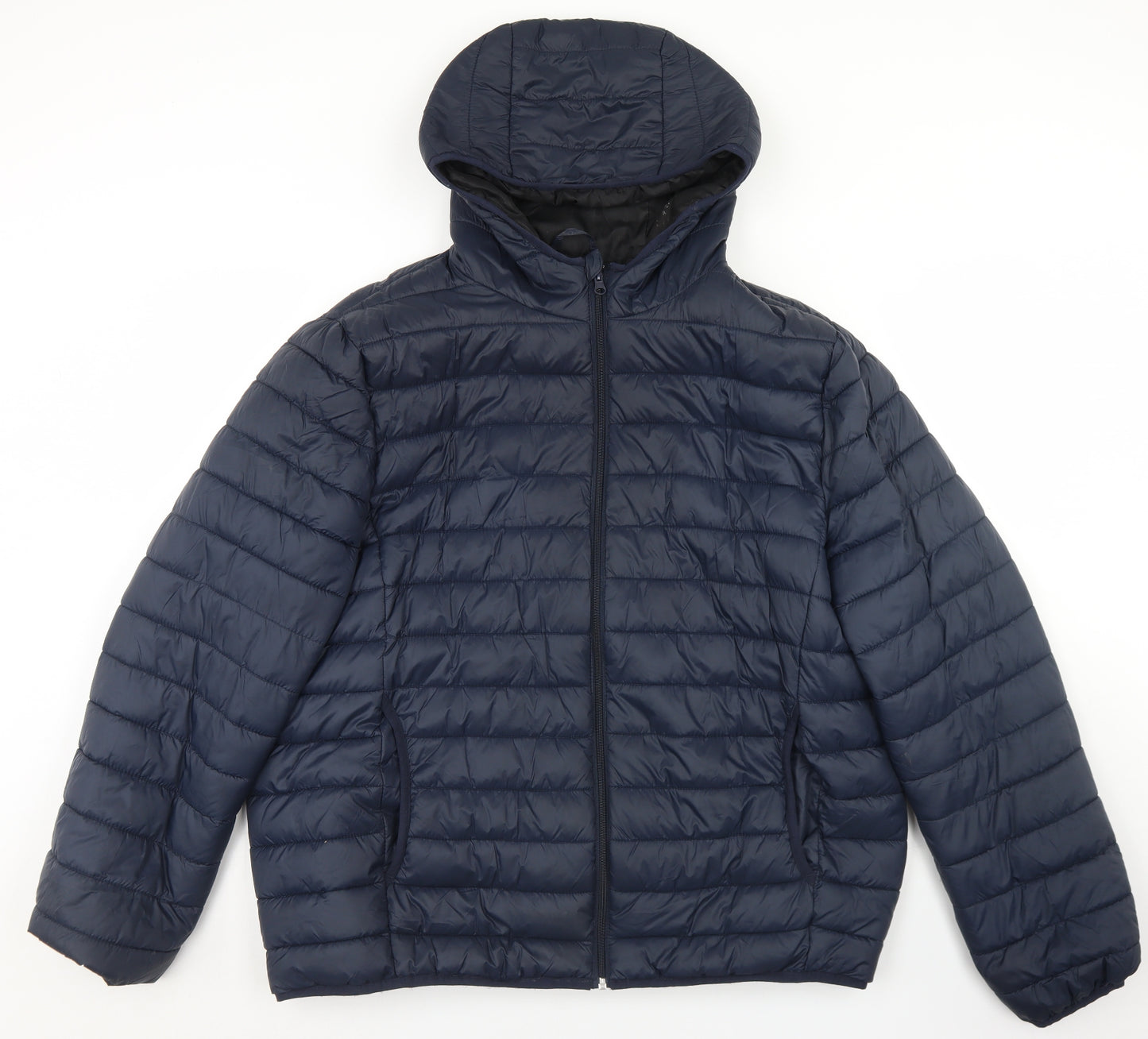 Cedar Wood State Mens Blue   Puffer Jacket Coat Size 2XL  Zip