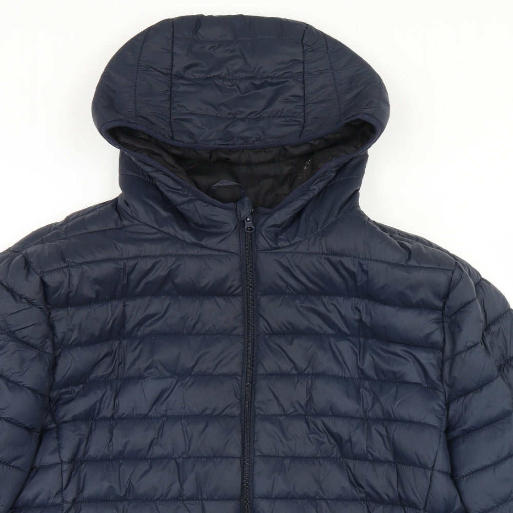Cedar Wood State Mens Blue   Puffer Jacket Coat Size 2XL  Zip