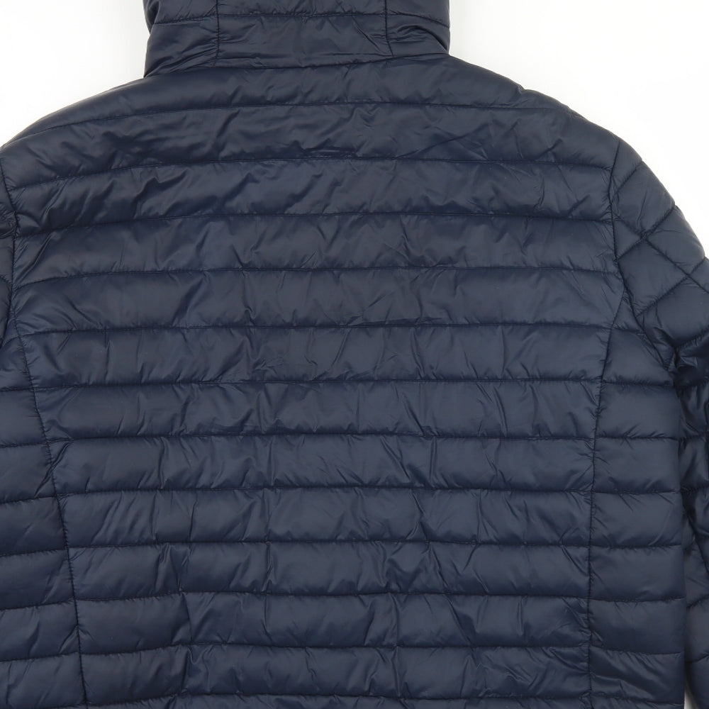 Cedar Wood State Mens Blue   Puffer Jacket Coat Size 2XL  Zip