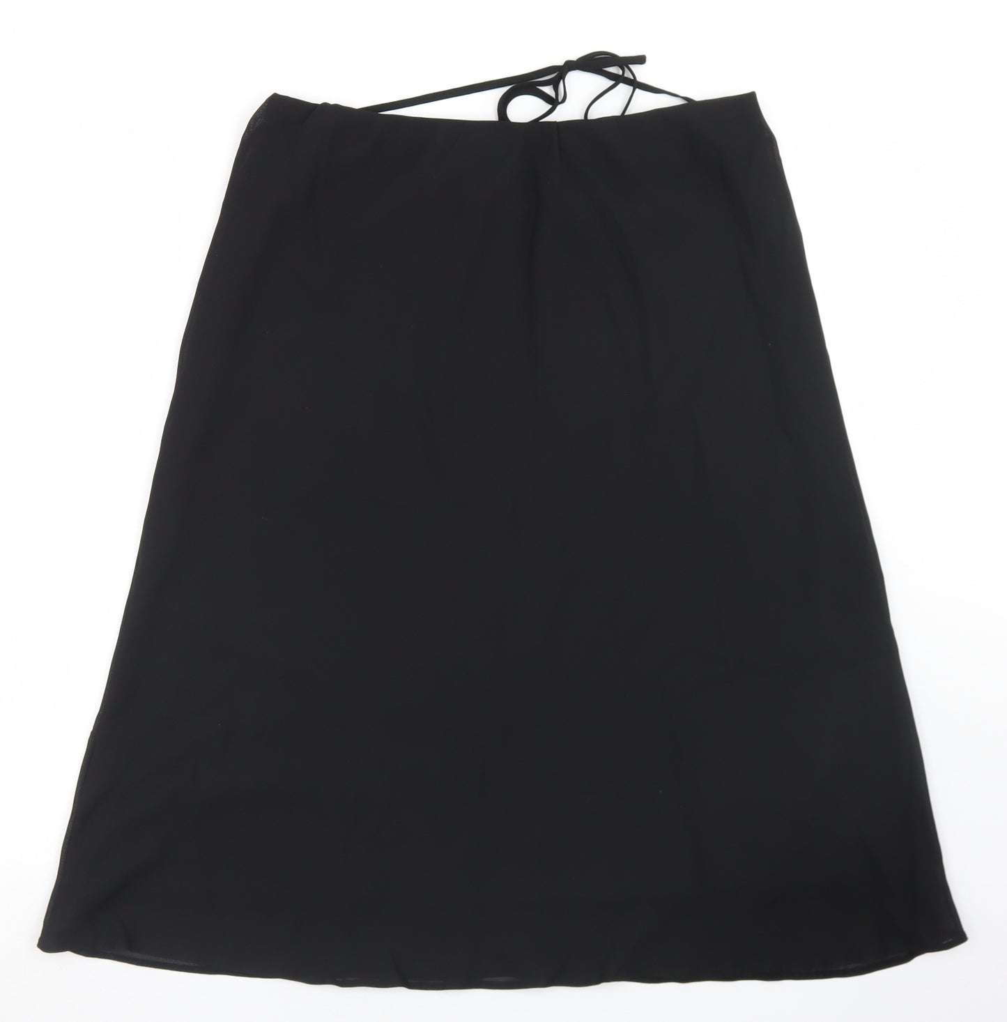 Chapter Womens Black  Polyester Flare Skirt Size 20