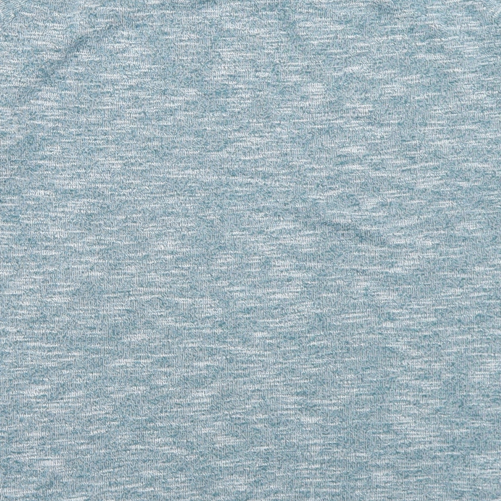 Atmosphere Womens Blue  Polyester Basic T-Shirt Size 8 Round Neck