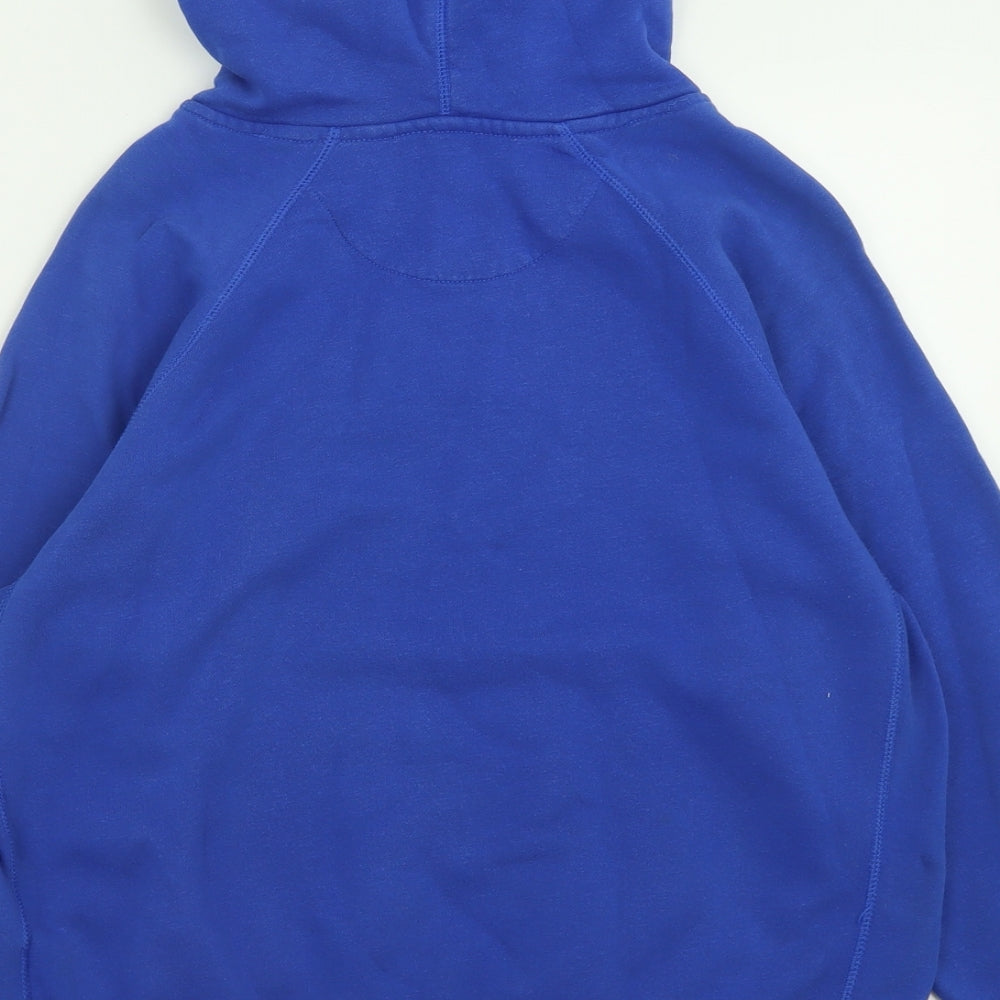 Nike Boys Blue  Cotton Pullover Hoodie Size 13-14 Years  Pullover