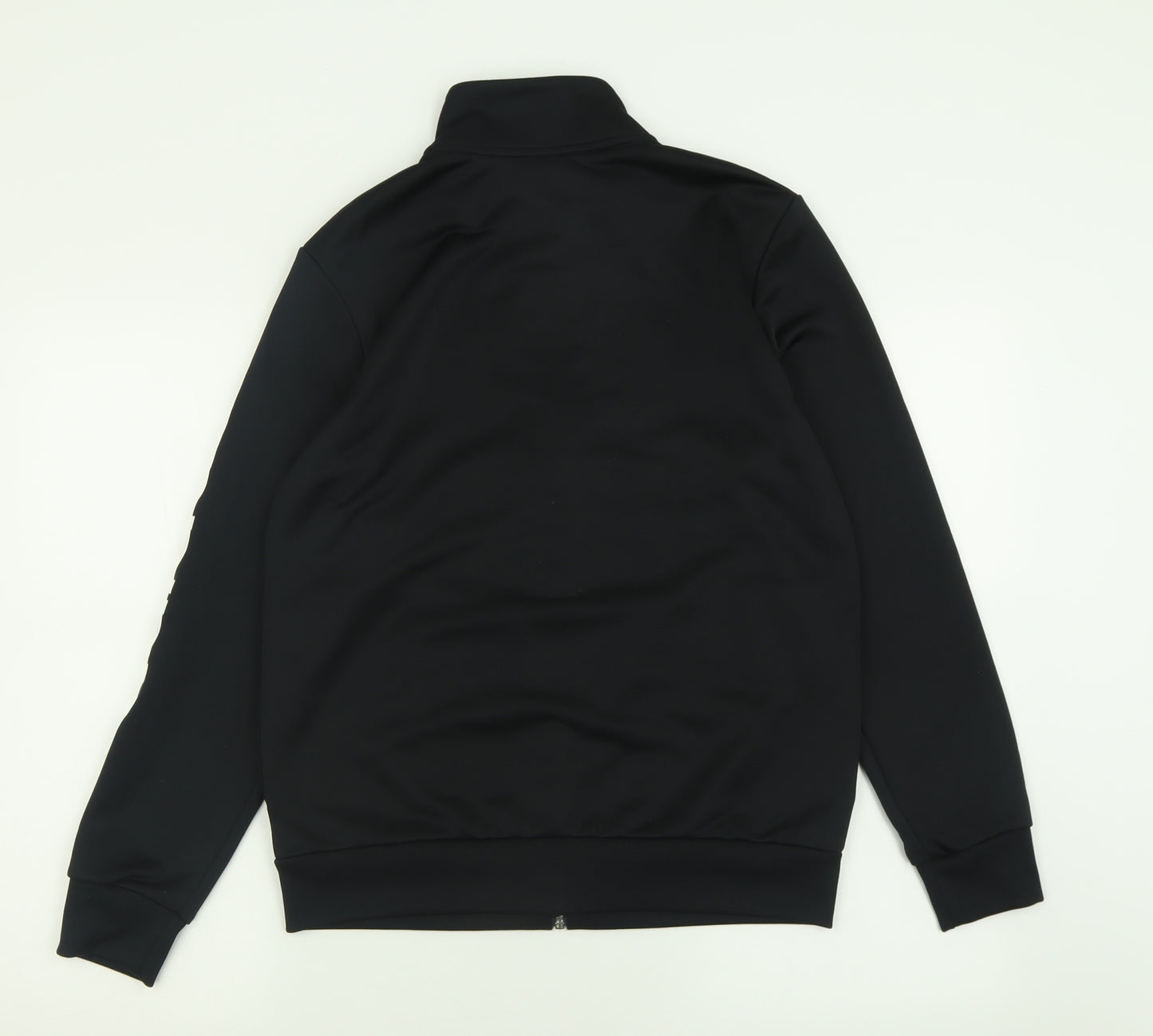 adidas Boys Black  Polyester Full Zip Sweatshirt Size 13-14 Years  Zip