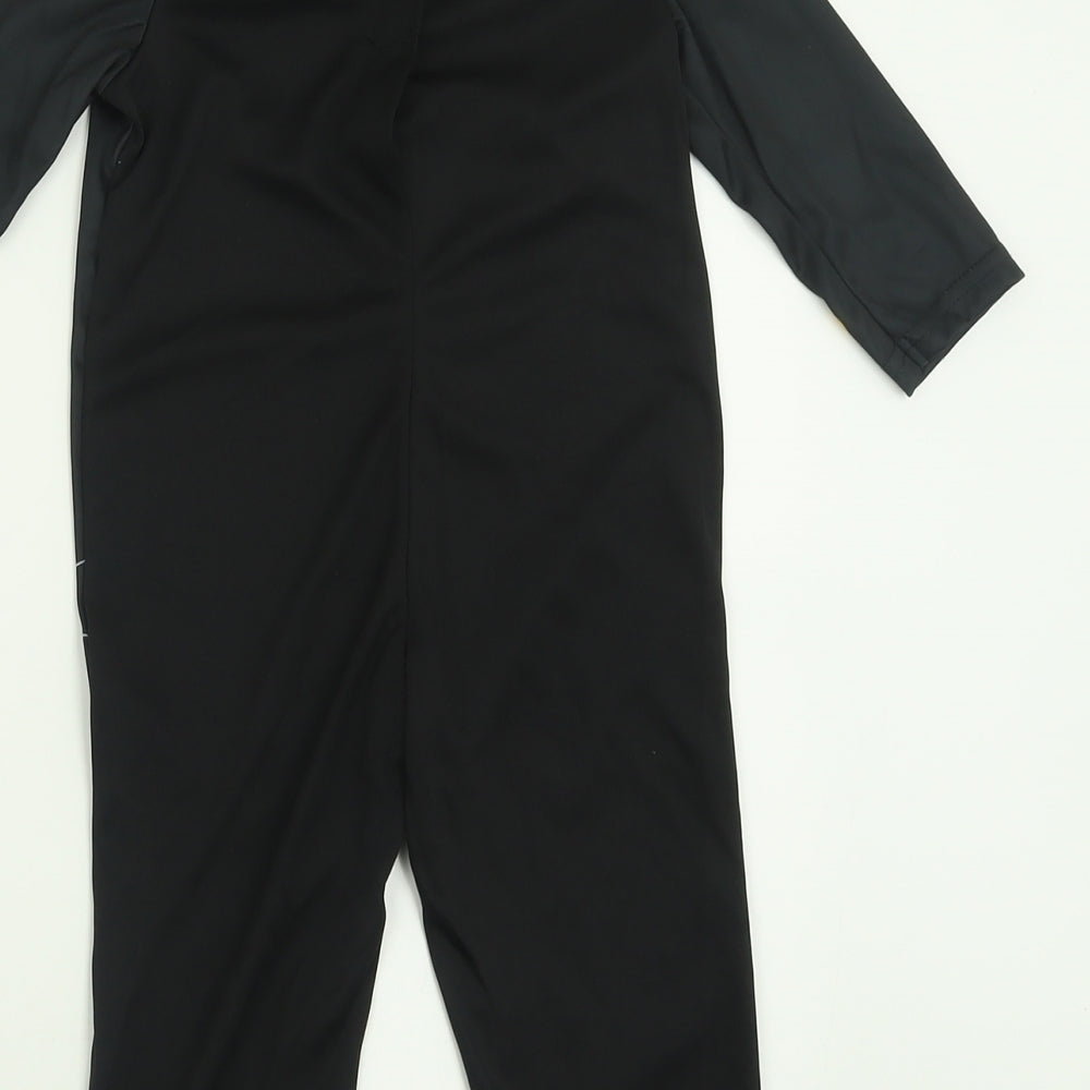 Matalan Baby Black Geometric Polyester Dungaree One-Piece Size 18-24 Months  Hook & Loop - Paw Patrol Halloween
