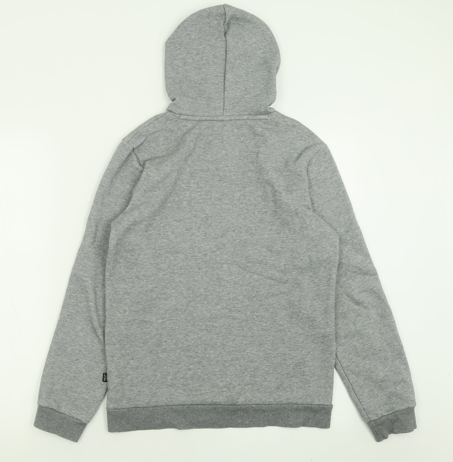PUMA Boys Grey  Cotton Pullover Hoodie Size 13-14 Years  Pullover