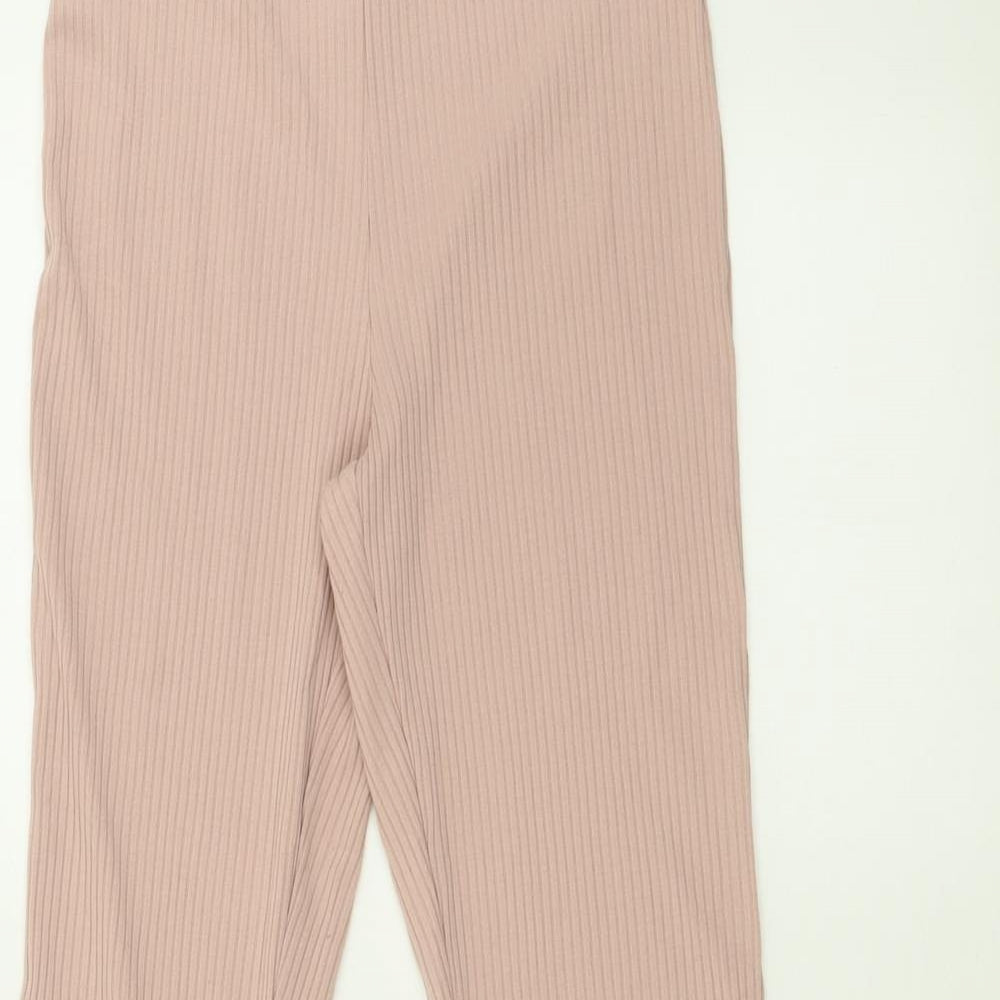 ASOS Womens Pink  Viscose Trousers  Size 8 L30 in Regular
