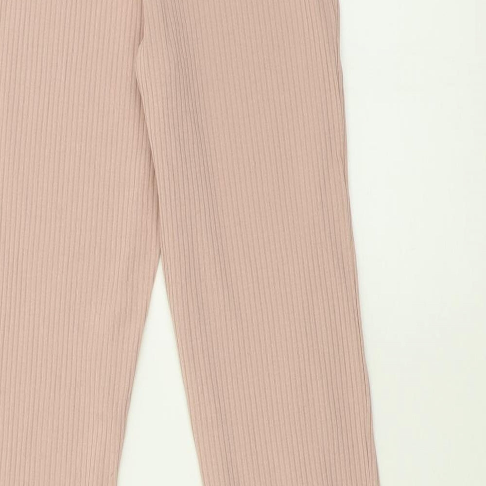 ASOS Womens Pink  Viscose Trousers  Size 8 L30 in Regular