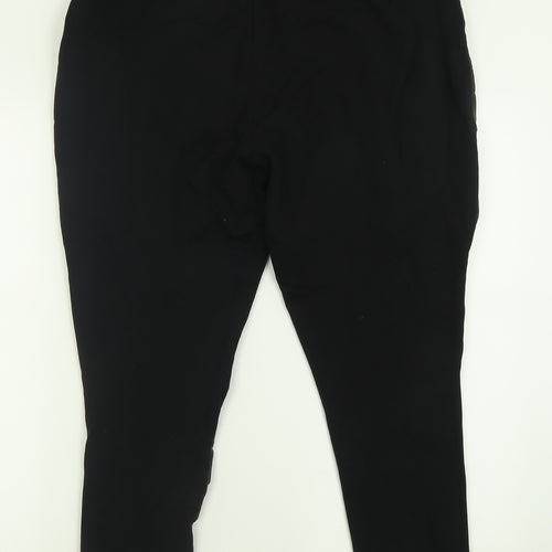 F&F Womens Black  Polyurethane Capri Leggings Size 20 L26 in