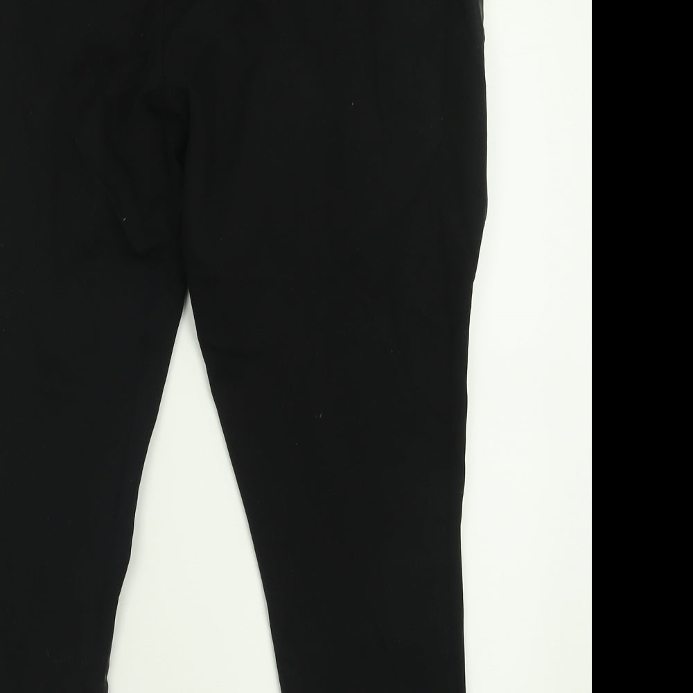 F&F Womens Black  Polyurethane Capri Leggings Size 20 L26 in