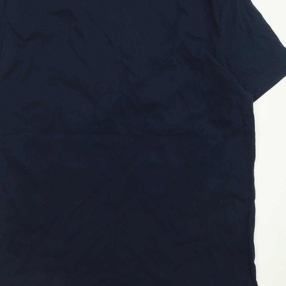 Tommy Hilfiger Mens Blue  Cotton  T-Shirt Size M Crew Neck