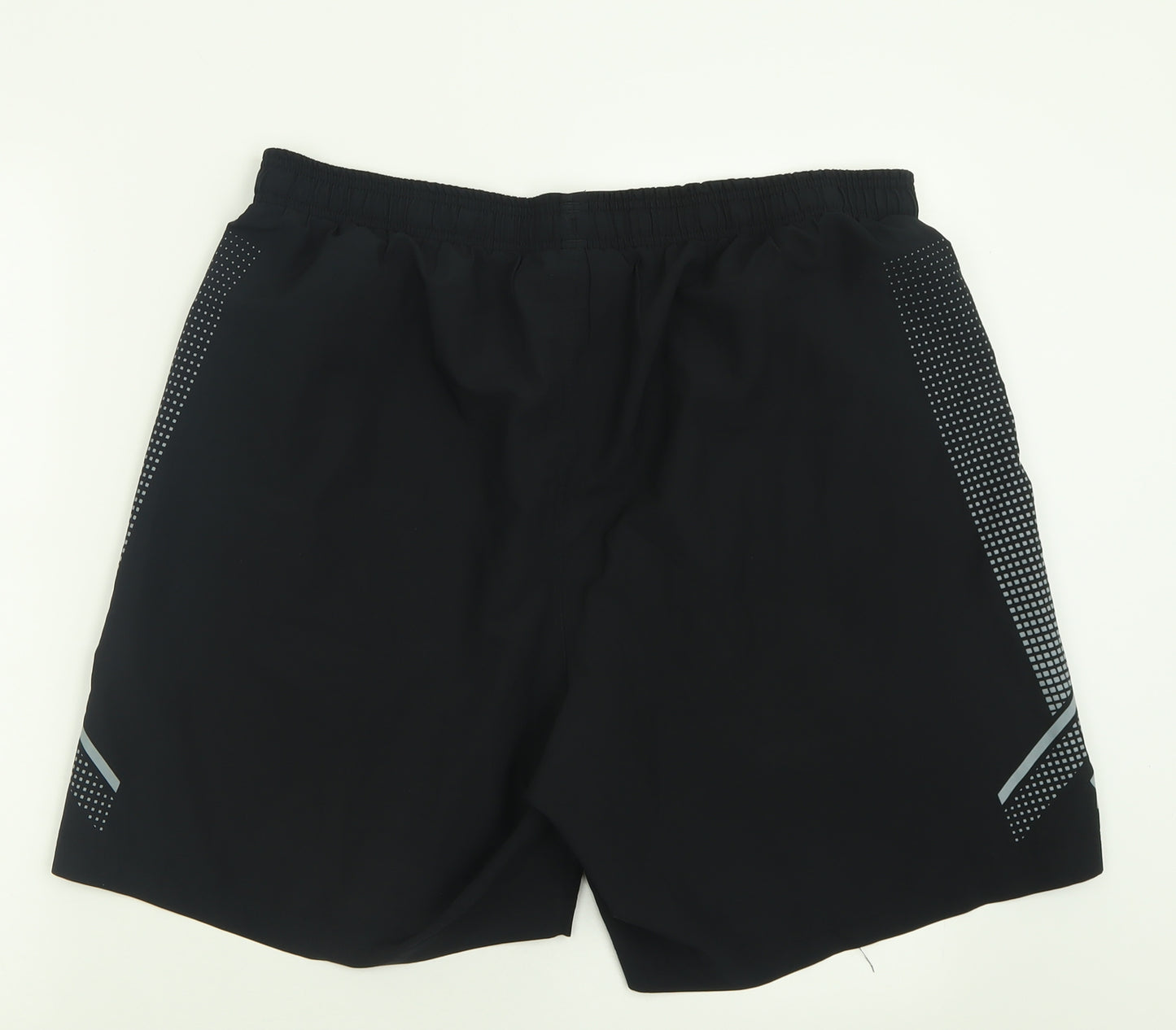 Under armour Mens Black  Polyester Sweat Shorts Size XL L7 in Regular Tie