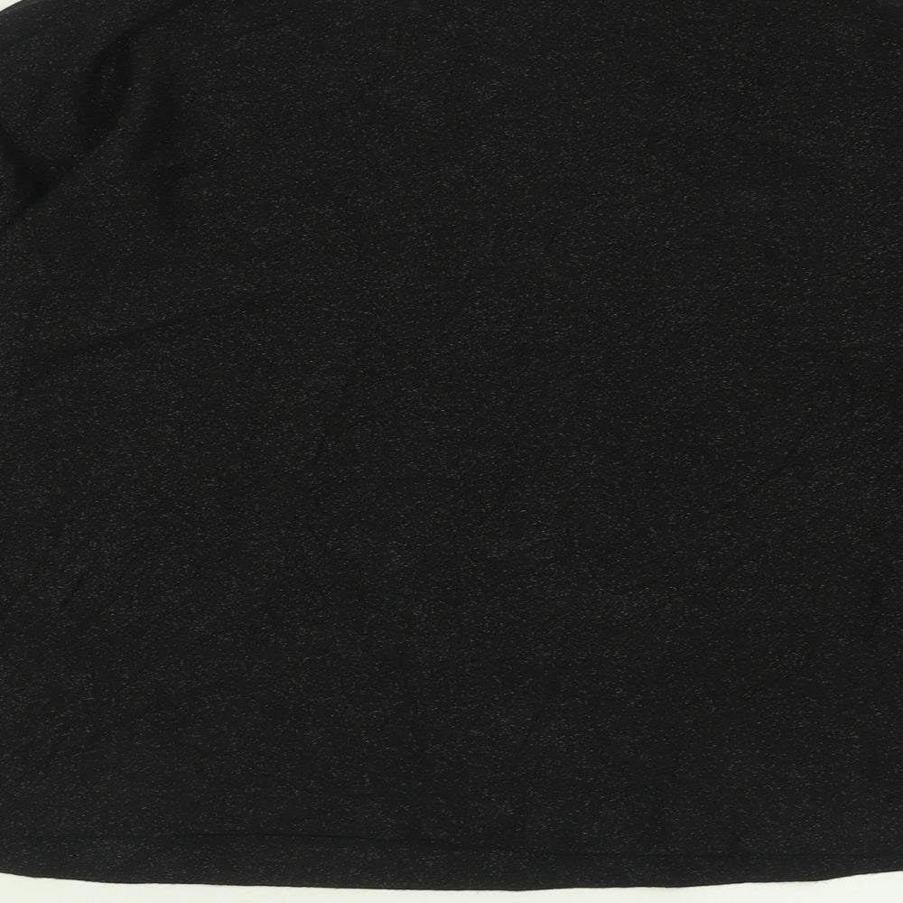 & Other Stories Womens Black  Viscose Basic Blouse Size 10 Crew Neck