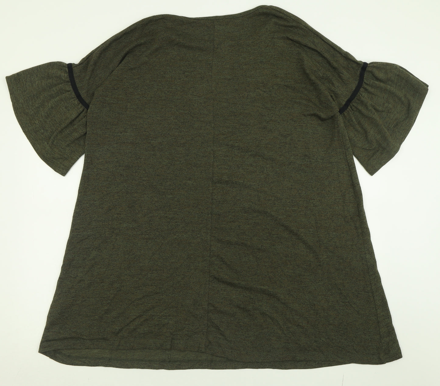 Primark Womens Green  Polyester T-Shirt Dress  Size 16  Crew Neck Pullover