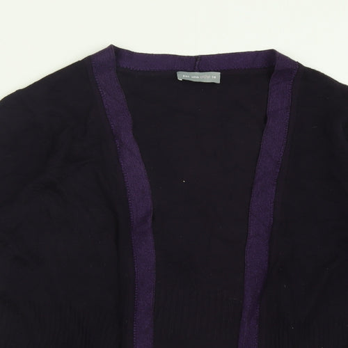 Per Una Womens Purple V-Neck  Viscose Cardigan Jumper Size 14