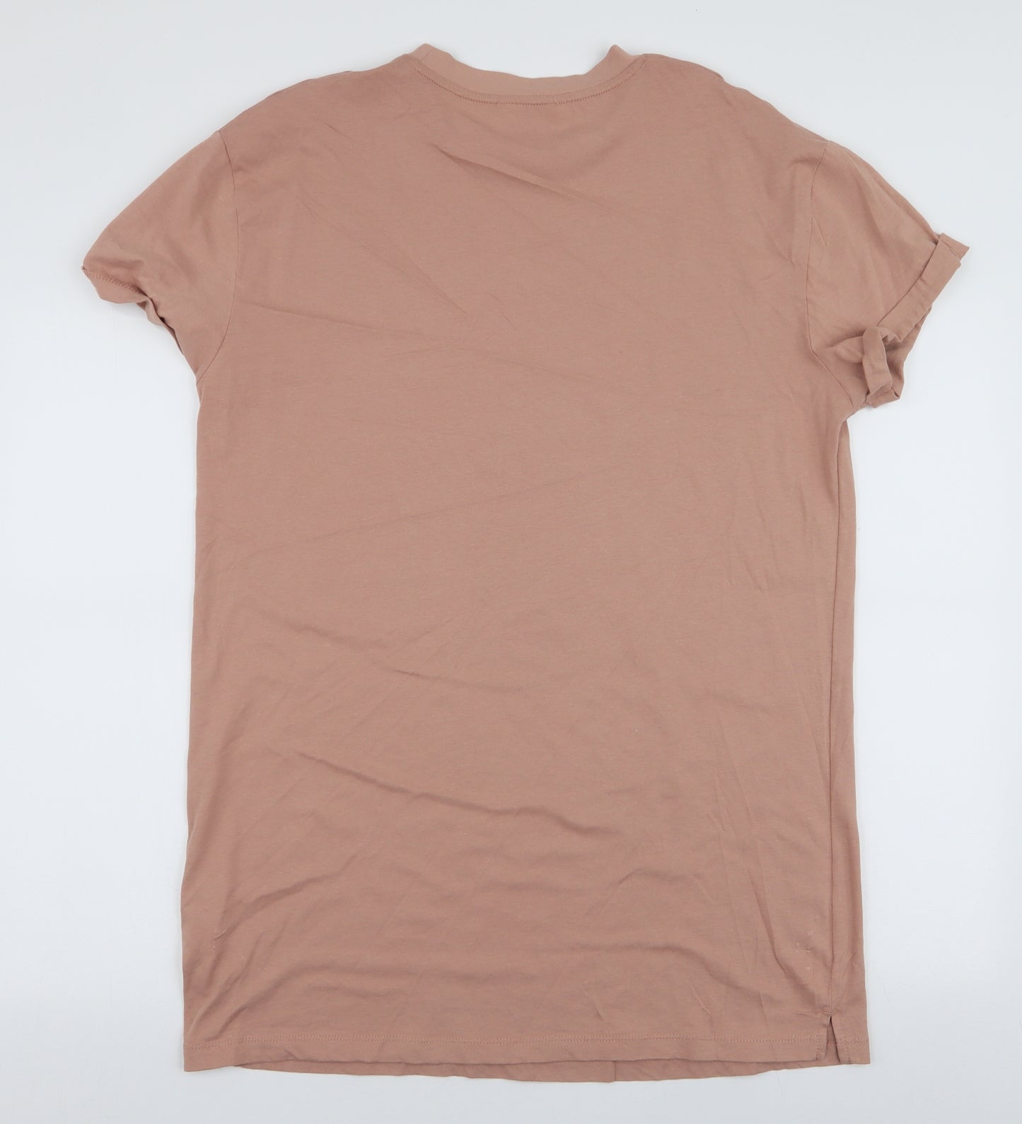 George Womens Brown  100% Cotton Jersey T-Shirt Size M Round Neck