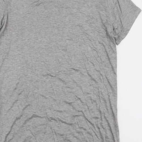 Studio Womens Grey  Viscose Jersey T-Shirt Size 12 Round Neck - NYC