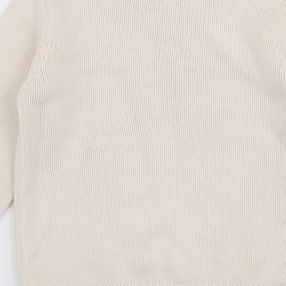 Sfera Girls Ivory Round Neck  Polyester Pullover Jumper Size 9-10 Years  Pullover