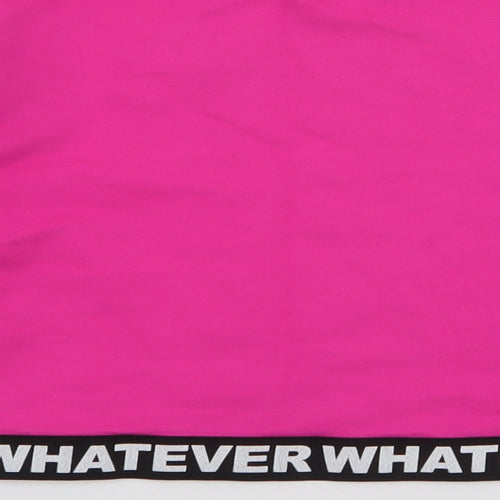 Funky Rocks Girls Pink  100% Cotton Pullover Sweatshirt Size 11-12 Years  Pullover - I don't care