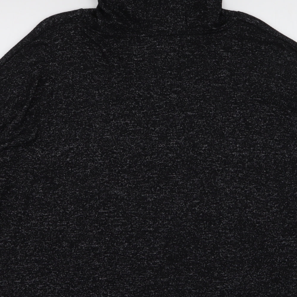 F&F Womens Black  Viscose Pullover Hoodie Size 18  Pullover