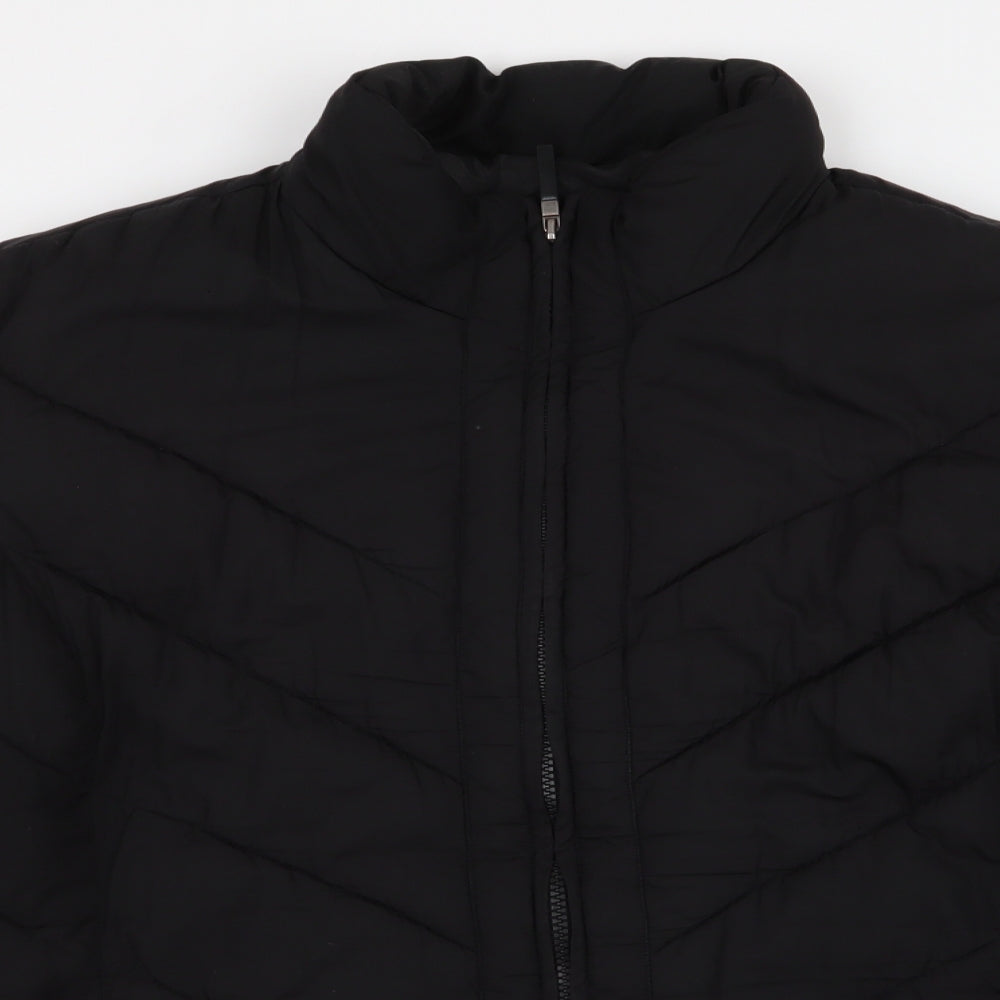George Womens Black   Puffer Jacket Coat Size 18  Zip