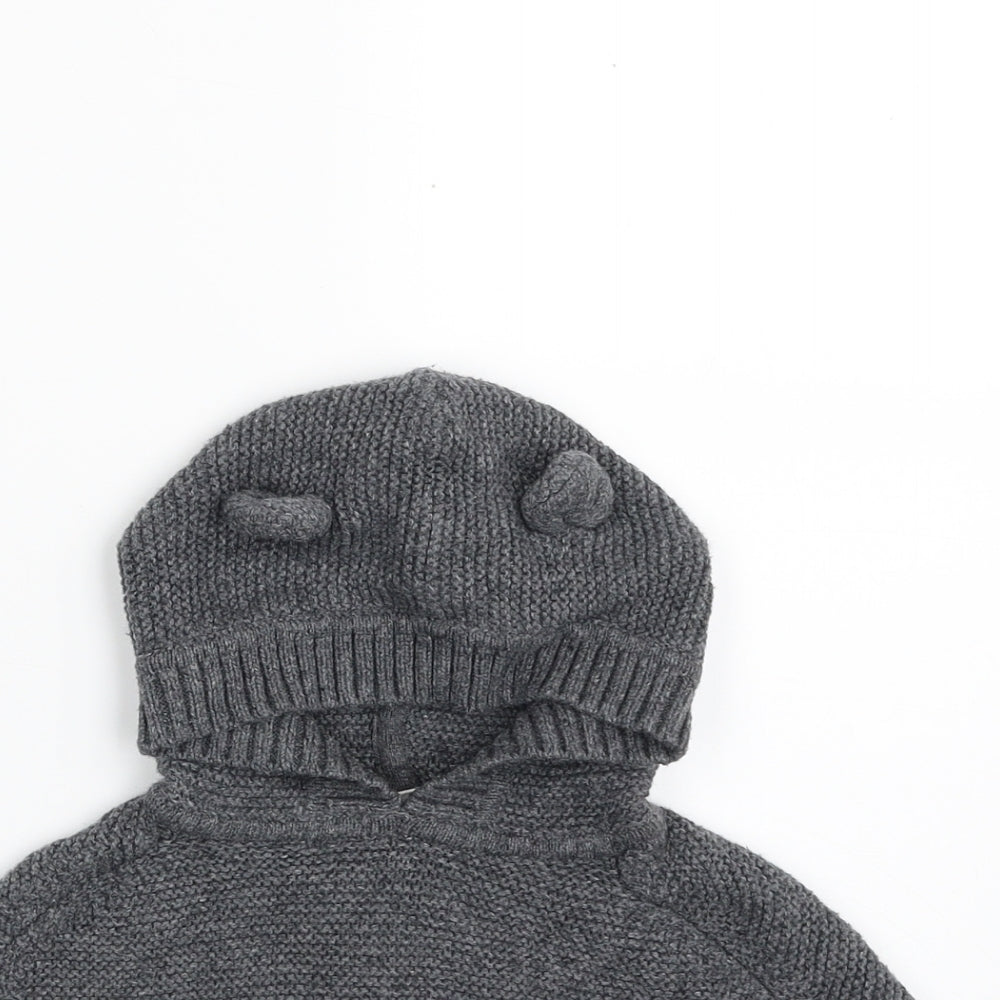 Gap Baby Grey  Cotton Pullover Jumper Size 12-18 Months  Pullover