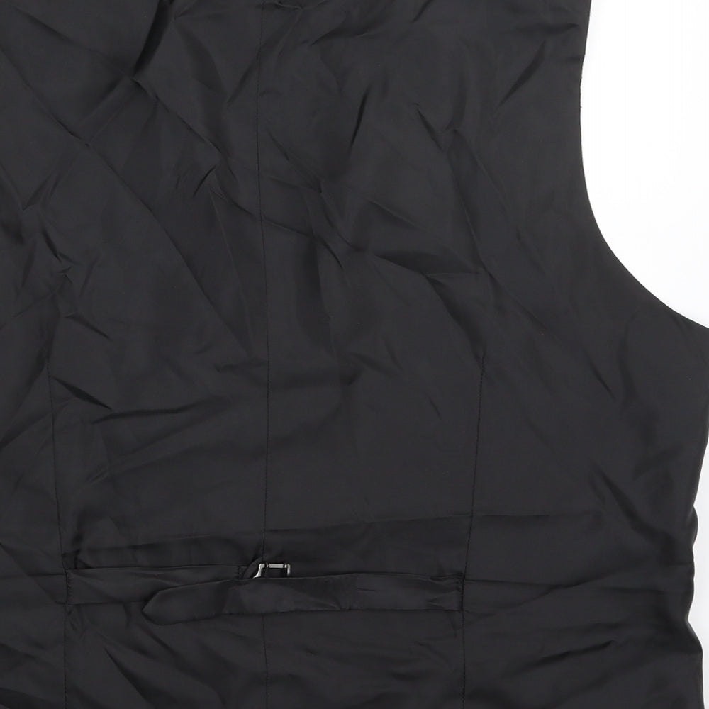 Taylor & Wright Mens Grey Striped  Jacket Waistcoat Size XL  Button