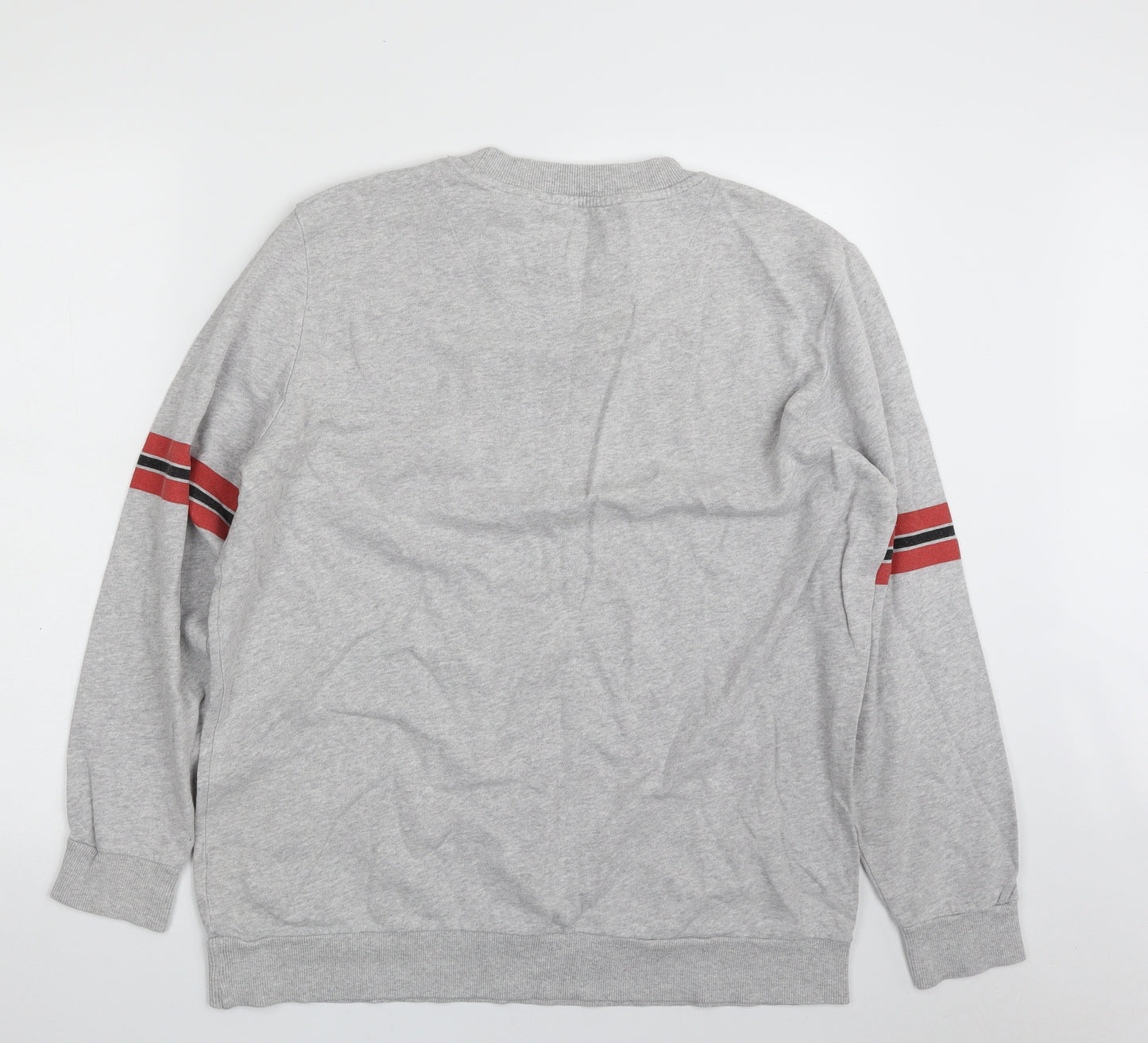 NEXT Mens Grey  Cotton Pullover Sweatshirt Size L   - Mickey