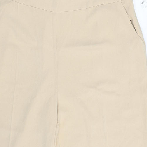 Damart Womens Beige  Polyester Trousers  Size 26 L24 in Regular Zip
