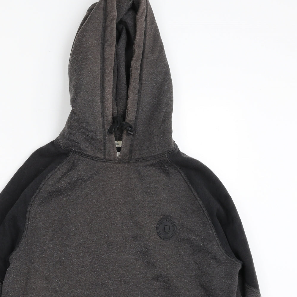 883 Police Mens Grey  Cotton Pullover Hoodie Size M