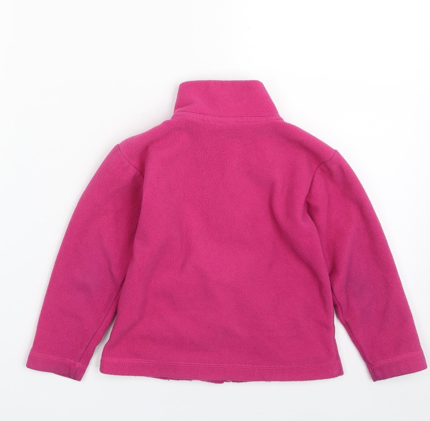 Gelert Girls Pink  100% Polyester Full Zip Sweatshirt Size 4-5 Years  Zip