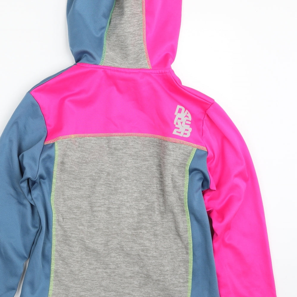 Dare 2B Girls Multicoloured  100% Polyester Pullover Hoodie Size 15-16 Years  Zip
